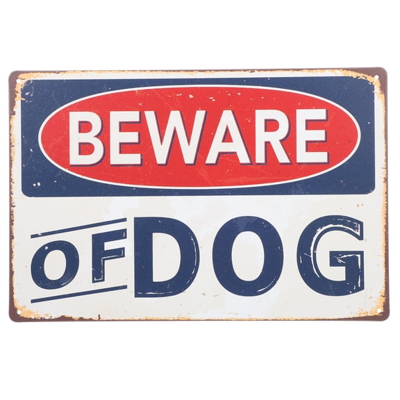 Homemaxs Beware of Dog Sign Responsible Warning Caution Dog Sign for Yard Garden