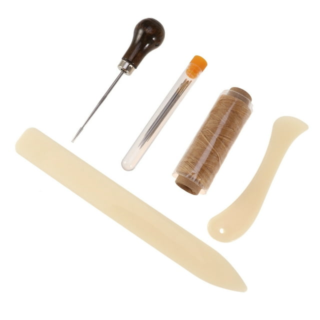 Homemaxs Bookbinding Kit Book Binding Sewing Bonetools Scrapbooking Materials Beginners Folder Leatherhand Stitcher Set Folders