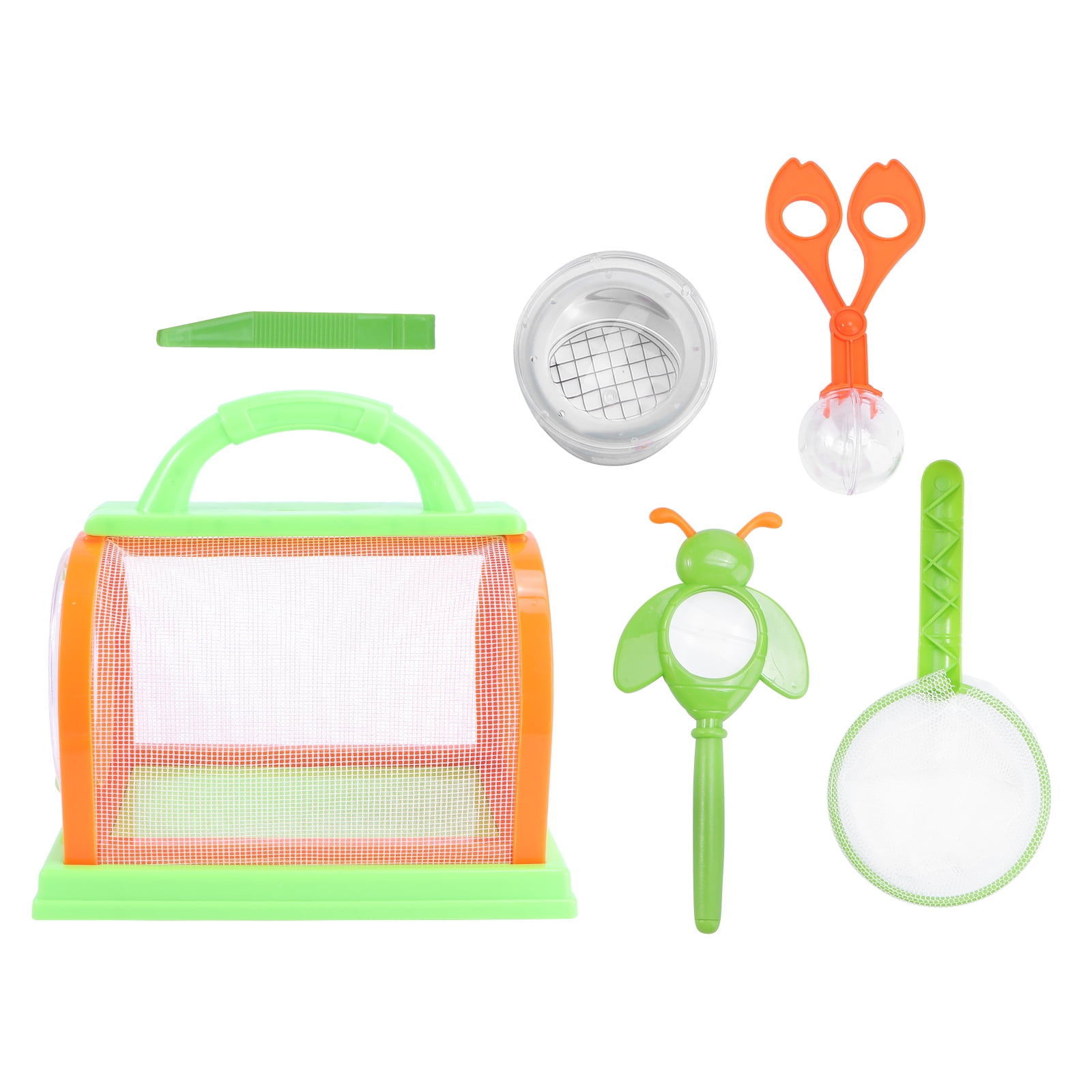 play-act bug catcher kit for kids - light up critter habitat box for  indoor/outdoor insect collecting