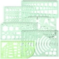 thumbnail image 1 of Homemaxs Geometric Architecture Art Stencils and Templates, 1 of 9