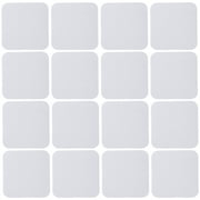 RENACLIPY 16Pcs Refrigerator Magnets Decorative White Gloss Note Pinning for Kitchen and Store