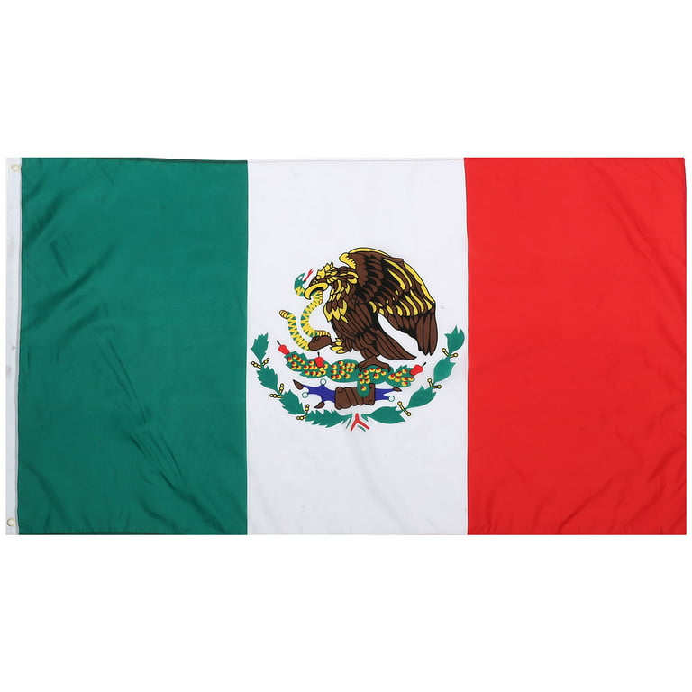 Homemaxs Mexico Flag Vivid Color and Fade Proof Mexican Flag Mexican  National Flag