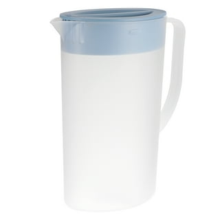 Rubbermaid Commercial Three Way Pitcher, w/ Lid, Plastic, 1 gal, Blue - 4  quart Pitcher, Lid - Polyethylene, RCP1777155 