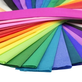 Homemaxs Solid Color Crepe Paper, 10 Sheets