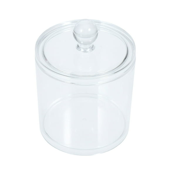 Homemaxs Transparent Glass with Lid Candy Food Storage Jar