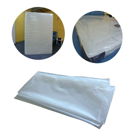 Homemaxs Zippered Plastic Mattress Encasement, Extra-Long – Waterproof, Dust Mite Protection