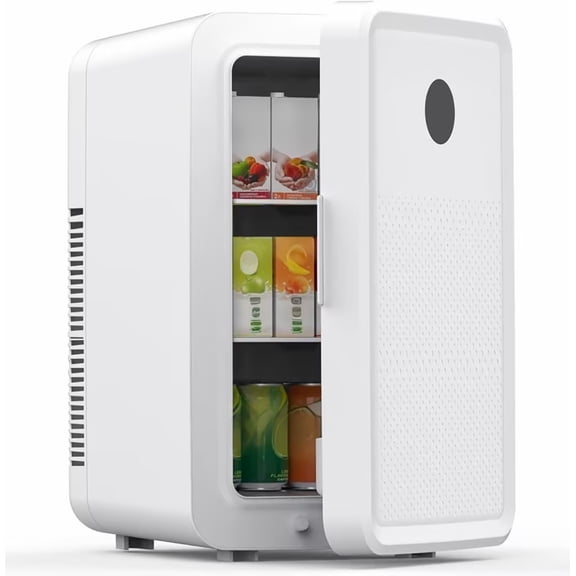 Homemoh 12L/22L Mini Fridge for Bedroom, 10V/12V Portable Refrigerator Cooler & Warmer, Mini Refrigerator with Cooling & Warming Modes for Drinks, Food, Makeup