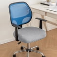 thumbnail image 1 of Homemoh Computer Office Chair Cover Stretch Elastic Slipcover Stretchable Knitted Universal Computer Chair Seat Cover Furniture Protector for Office Home (Gray), 1 of 6