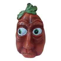 Homemoh Halloween Pumpkin Decorations, Fall Pumpkins Decor, Resin Artificial Funny Face Pumpkin Decor for Home Table Top Decoration