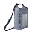 thumbnail image 1 of Homemoh IP68 Waterproof Dry Bag, 5L - Roll Top Waterproof Pool Bag, Dry Bags for Kayaking Waterproof ,Large Waterproof Phone Pouch,Boating & Kayak Accessories Camping (Gray 5L), 1 of 6