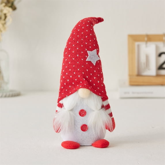 Valentines Day Decorations, Valentines Day Decor Gnomes, Valentine Gnome Plush Swedish Tomte Stuffed Gnomes Ornaments Table Decorations for Home Party Supplies Sweet Valentine Gifts