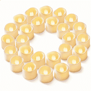 Homemory Flameless Candles Flickering Battery Operated LED Tealight Warm White 24 Pack