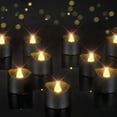 thumbnail image 1 of Homemory 24Pcs Flickering Flameless Candle Battery Operated, 200+Hours Fake Electric LED Tea Lights for Votive, Centerpiece Table Decorations, Wedding, Aniversary, Halloween, Christmas, 1 of 10
