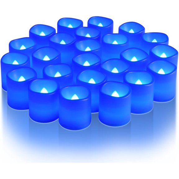 Homemory 400+ Hour Remote Control Candles, 2/4/6/8H Timer LED Votive Candles, Battery Operated Tea Lights in Warm White for Hard to Reach Spots, Lanterns, Room, Table, Halloween, Christmas