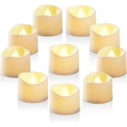 Homemory Flameless LED Tea Lights Warm White, Battery Operated Fake Tea Candle Realistic for Wedding, Table, Gift, Pack of 24