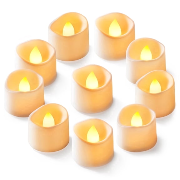 Homemory Flameless LED Tea Lights Candles Battery Operated 12-Pack