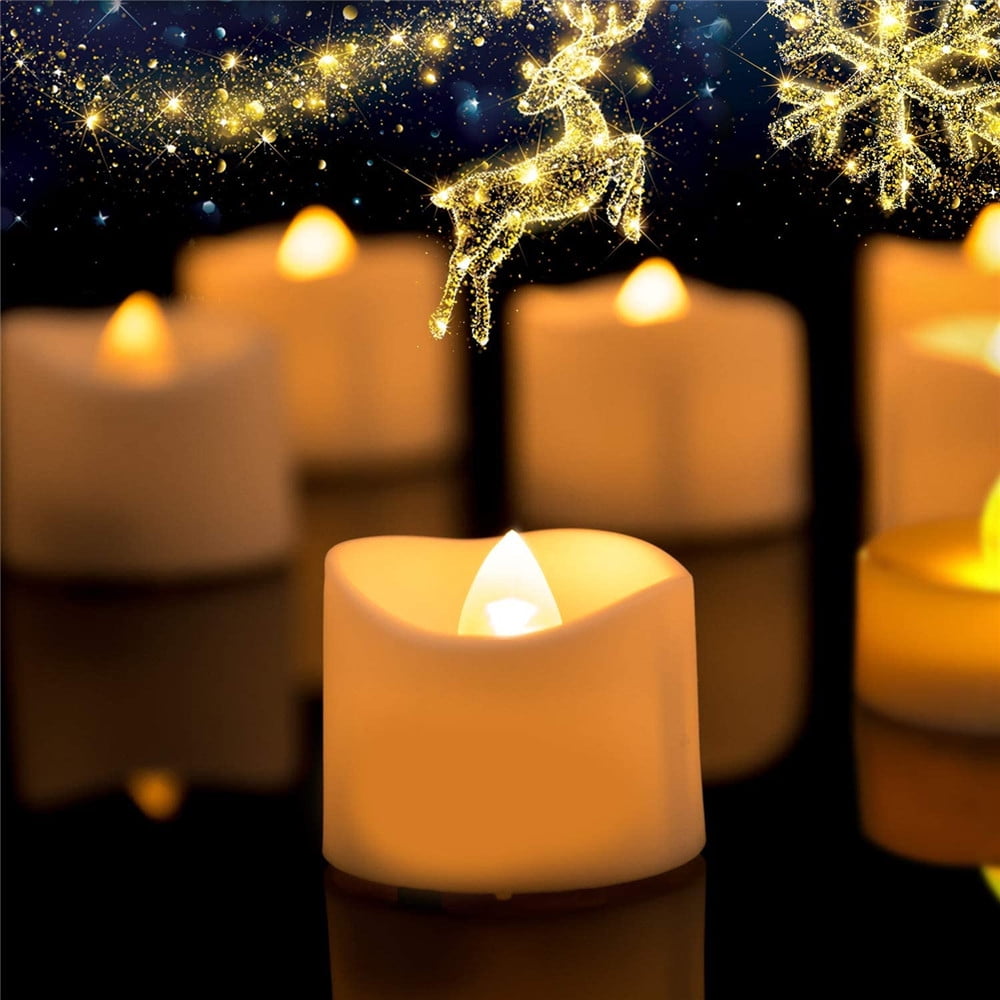 Homemory LED Tea Lights, Battery Operated Tea Lights, Remote Control