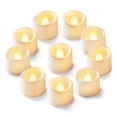 thumbnail image 1 of Homemory Flickering Flameless LED Tealight Candles Modern Battery Operated Unscented 12 Pack, 1 of 7