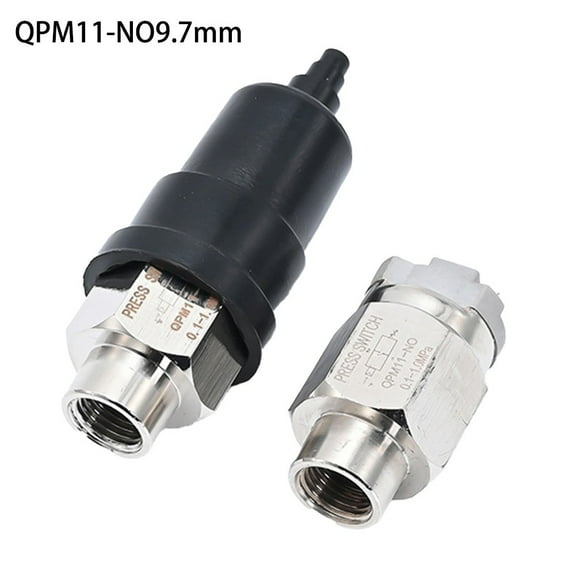 Homena 1 1/4 Inch Thread Adjustable Pressure Switch QPM11NCQPM11NO for Air Use