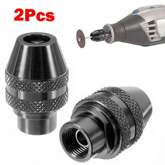 Homena 1/2/3PCS Drill Chuck M7 M8 0.3-3.2mm/0.8-3.2mm Keyless -Impact Driver Adaptor Electric -Micro Motor Clamp Mini Chuck Fixture