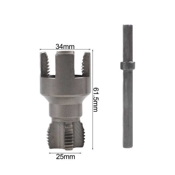 Homena 1/2pcs PPR/PVC Water Pipe Threader 20/25MM Tapping Tool Internal Thread External Thread Integrated Die Water Pipe Wire Opener