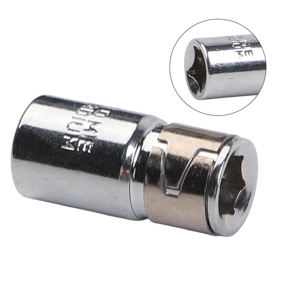 Homena 1/4 Square Drive To 1/4 Hex Shank Socket Bits Converter Quick Release Screwdriver Holder Socket Adapter Tool 