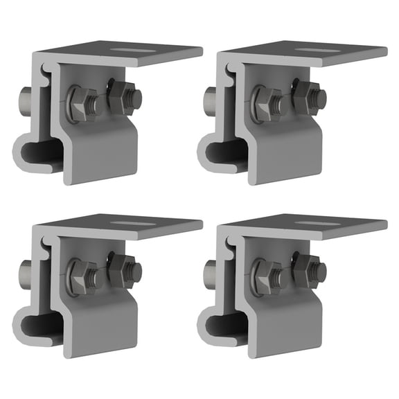 Homena 1/4pcs Solar Seam Clamps Household Standing Solar Seam Clamp Pv Roof Fixing Mounting Sheet Solar Panel Rack Spare Parts