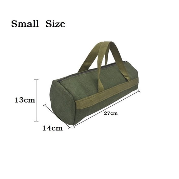 Homena 1 Pc Canvas Bag Portable Tool Storage Bag For Electrician Screws Nails Drill Bit Wrench Repairing Supplies Organizer Carry