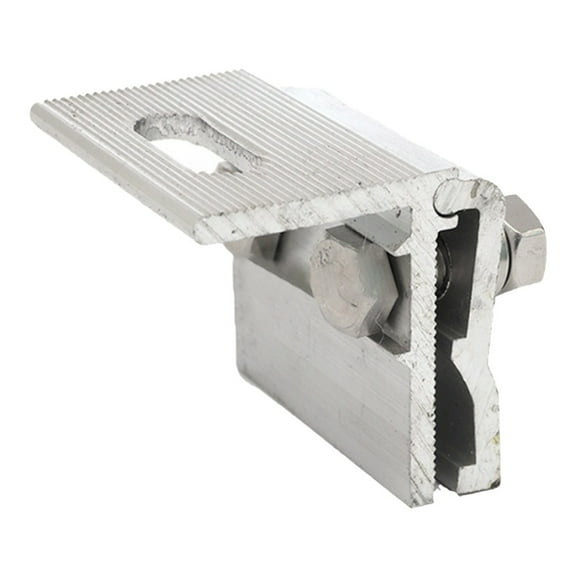 Homena 1 Pc PV Solar Module Racking System Metal Standing Clamp Roof Clamp Aluminum Alloy Roof Mounting Corner Fixture Solar Panel Part