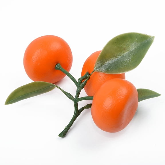 Homena 1 Stem Artificial Fruit Tangerines Decorative Fruits And Vegetables Kitchens Fakes Display Food For Home Decor Props
