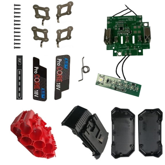 Homena 10 Core Li-Ion Battery Plastic Case PCB Circuit Board For BAT618 18V 21700 Replace The Old Broken Non-working PCB Board Cover