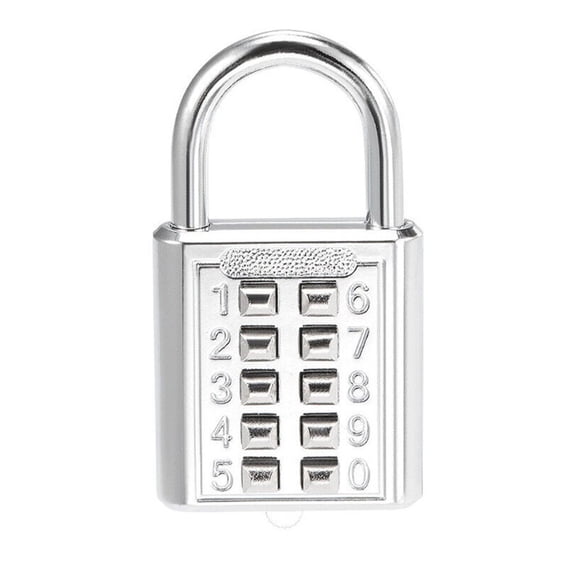 Homena 10-Digit Password Combination Padlock Zinc Alloy For Smart Password Lock