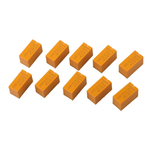 Homena 10 Pack DC 12V 8 Pin Power Relay for PCB For HK19F Automatic Adjustment