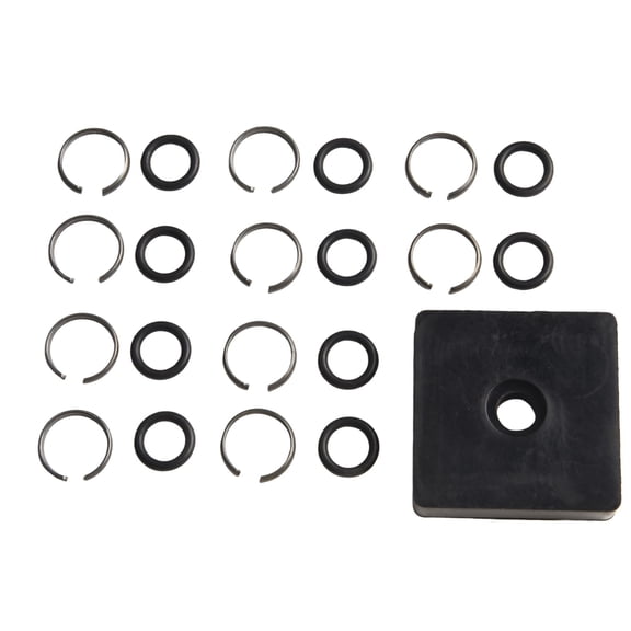 Homena 10 Sets 1/2 Inch Wrench Retaining Ring Clip With O-Ring With Anvil Install Tool For Electric Pneumatic Wrenches Hand Tools