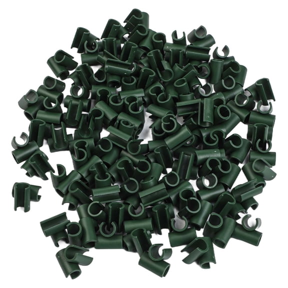 Homena 100PCS Trellis Plant Connector Clips Rotatable Rod Connector Support Rack Buckle