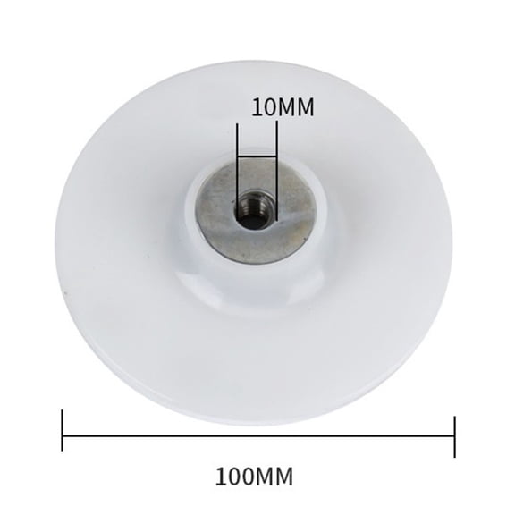 Homena 100mm Backing Pad with Lock Nut for Angle Grinder and Sander Polishers