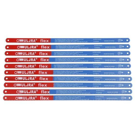 Homena 10PCS Hacksaw Blade 300mm Hand Saw Blades 14T/18T/24T Bi-Metal For Meat Wood Cut Hand Tools Woodworking Cutting Tools
