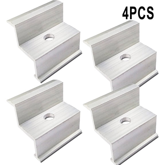 Homena 10Pcs Solar Panel End Clamp PV Photovoltaic Mounting Bracket Aluminum Profile Module 35mm 40mm Solar Panel Accessories