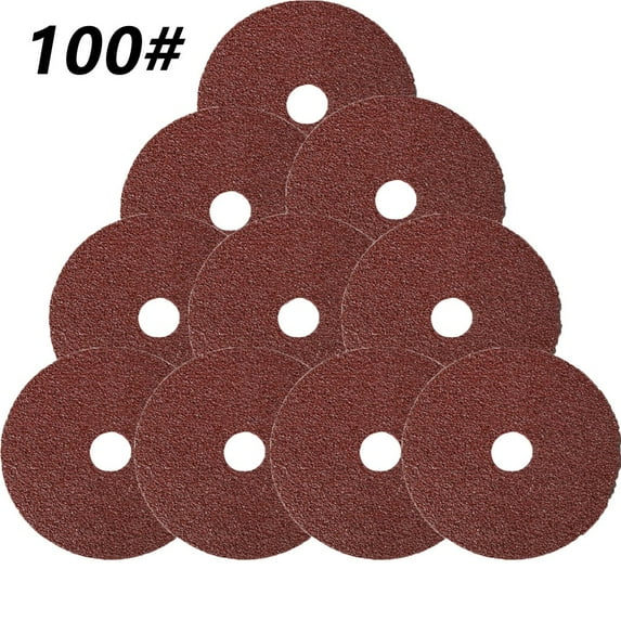 Homena 10pcs 4 Inch Resin Fiber Discs Grinding Sanding Discs 36-120 ...