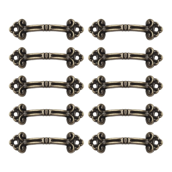 Homena 10pcs Small Handles Cabinet Pulls Antique Bronze/Silver/Gold Jewelry Wooden Box Drawer Knobs With Screw Furniture Hardware