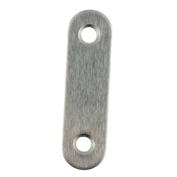 Homena 10x Stainless-Steel Flat Straight Brace Bracket Mending Repairing Plate 10 Pcs 2 Holes Corrosions Easy To Install Rust-Resistant