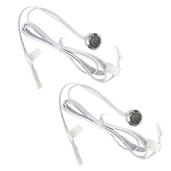 Homena 12 24V Touch Dimmer Sensor Switch Pair for Cabinet LED Strip Light Chrome