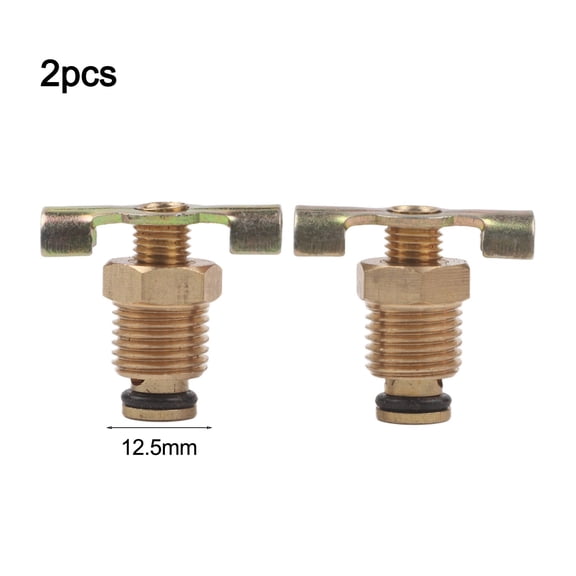 Homena 14 Inch Air Compressor Drain Valve with Brass Design and User Friendly T Handle