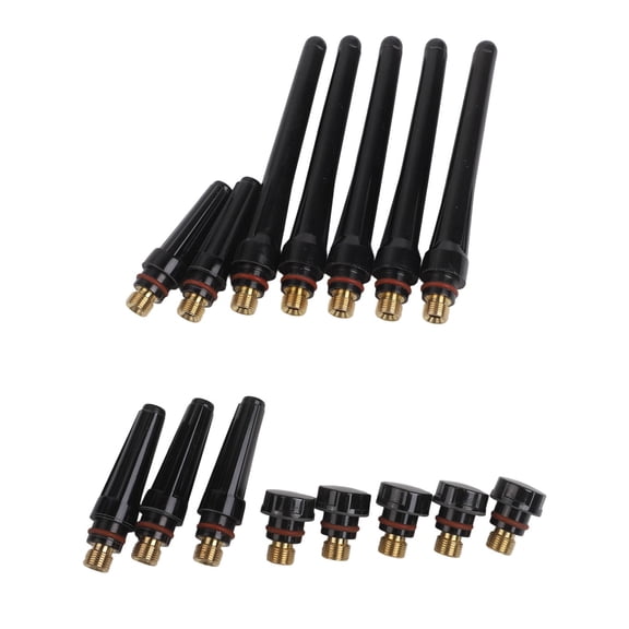 Homena 15 Piece Welding Torch Nozzle Set Compatible with WP17 18 26 TIG Torches
