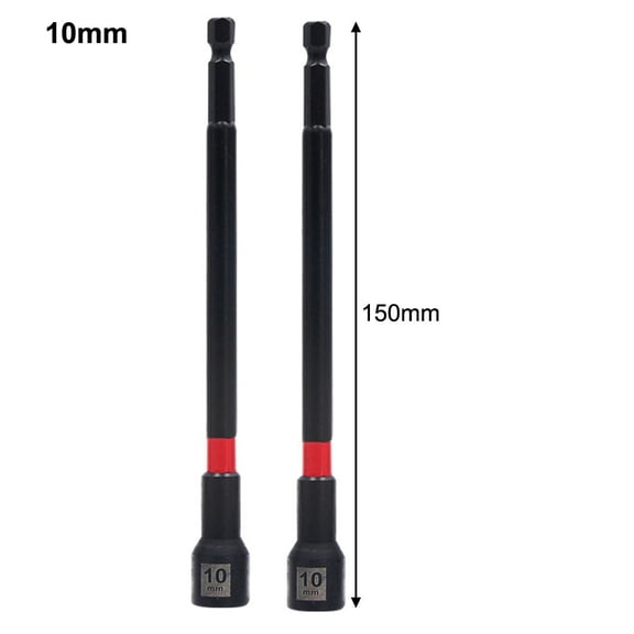 Homena 150mm Socket Ratchet Wrench Extension Bar Magnetic Hex Nut Driver Drill Bit Adapter Connecting Rod Socket Extender Hand Tool