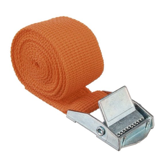 Homena 1M Lashing Strap with Buckle for Cargo Tie Down and Luggage Securing Nylon Material for Transporting Goods Safely