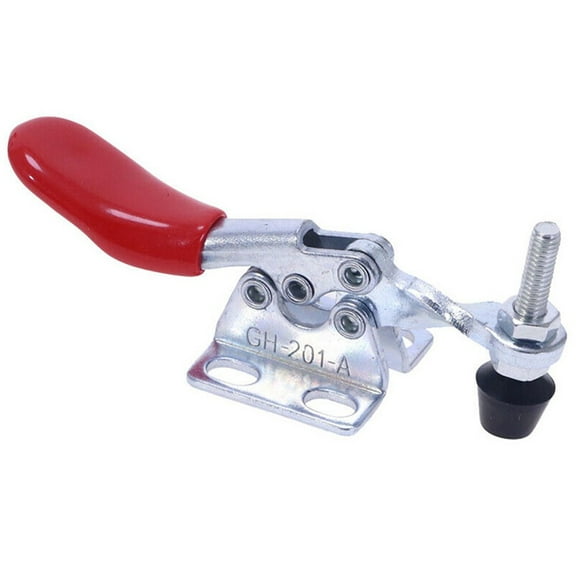 Homena 1PC GH-201A Horizontal Toggle Clamp Quick-Release Toggle Clamps 27KG Vertical Hinged Clamp Hand Clamp Tool For Woodworking