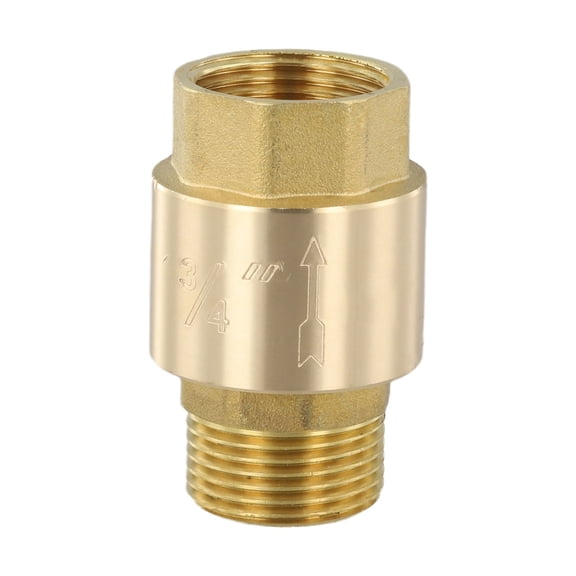 Homena 1PCS Backflow Prevention Brass Check Valve for 1/2 3/4 1 Inch Pipeline Use