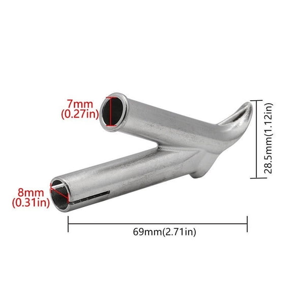 Homena 1Pcs Welding Nozzle Speed Welding Tips 5/6/8mm Round Triangular Nozzle For PVC Plastic Welder Hot Air Welding Soldering Supply