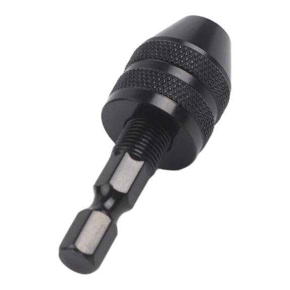 Homena 1pc 0.3-3.6mm Quick Change Hexagonal Handle Three Jaw Twist Drill Chuck 6.35mm Power Tool Accessories